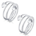 Jecanori Copper Rings for Women,Magnetic Ring Adjustable Love Heart Copper Rings Jecanori Au supplements