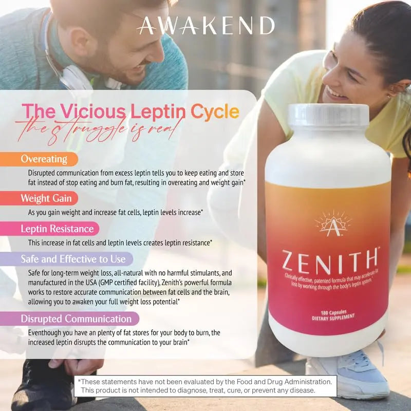 Awakend Leptin Supplement - Start Taking No Stimullants, All Natural Polysaccharides AWAKEND NATION Au supplements