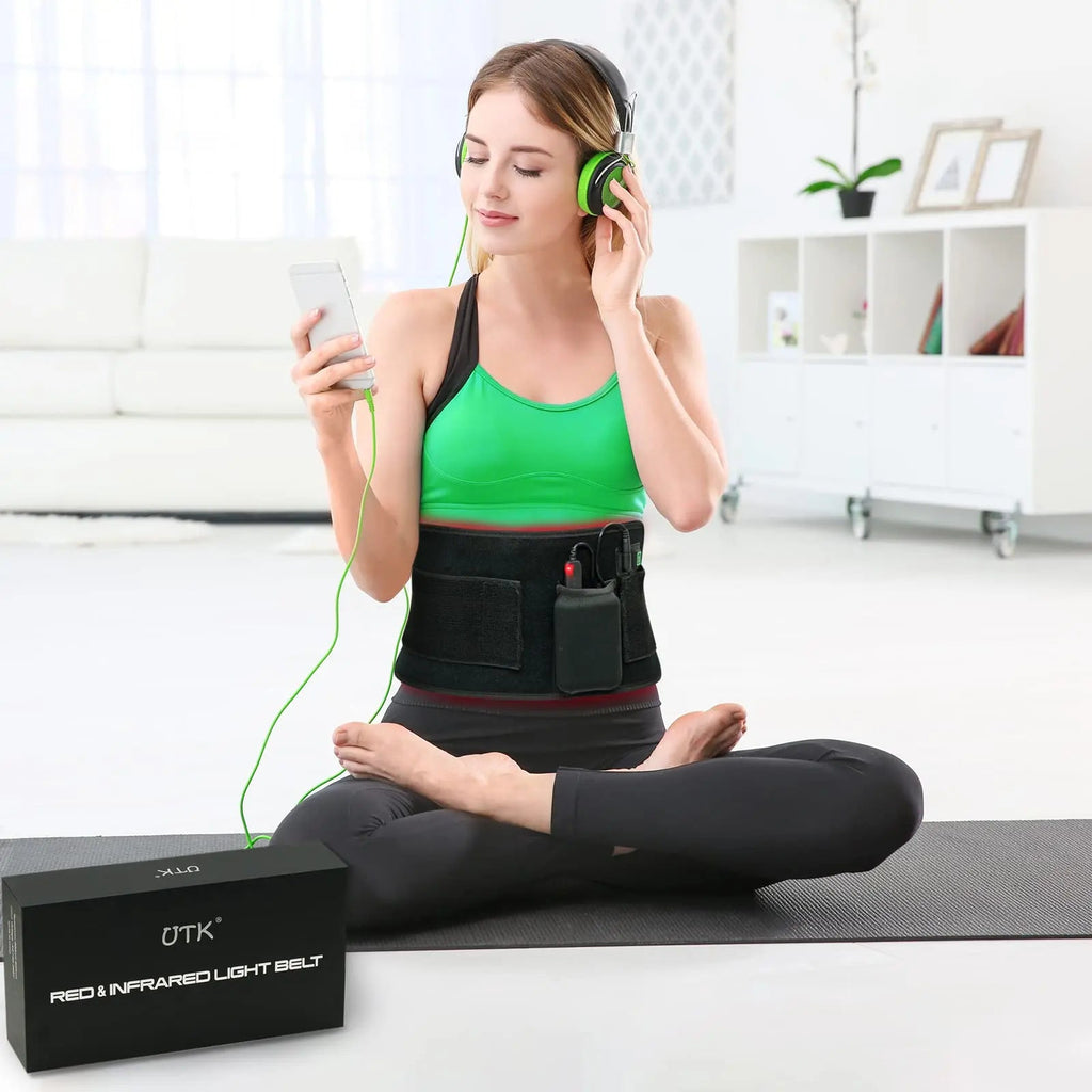 UTK Red Light Therapy Pad for Body Pain Relief, LED 660＆850nm Wearable Wrap Deep Therapy UTK Au supplements