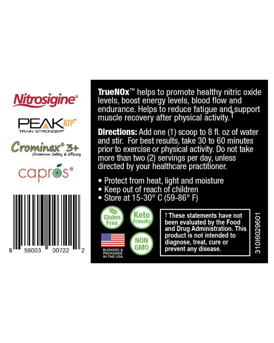 NatureCity True-NOx Nitric Oxide Supplements for Men and Women - Pre-Workout Booster NatureCity Au supplements