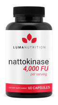 Luma Nutrition Nattokinase Supplement - Natto 4000 FU Per Serving, Premium Heart Health Support - Vegan & Gluten Free - 60 Capsules
