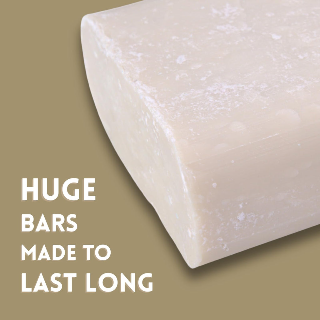 Amish Farms Natural Bar Soap 5-Pack Variety – Handmade Cold Process Moisturizing Soap Bars, Large Hand-Cut, Made in USA