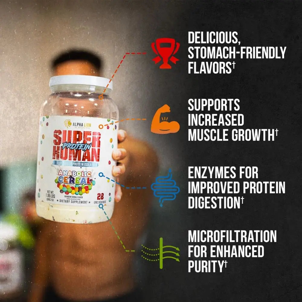 ALPHA LION Superhuman Whey Protein Powder, Great Tasting Pure Whey Protein Isolate ALPHA LION Au supplements