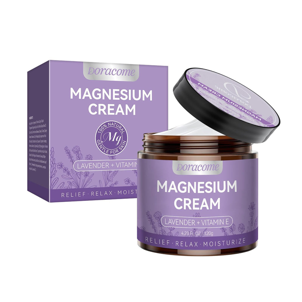 Doracome Magnesium Moisturizing Cream for Muscle Relief, Sleep Support and Stress Relief, Fast-Absorbing Formula,Skin Friendly,Lightly Scented Doracome Au supplements