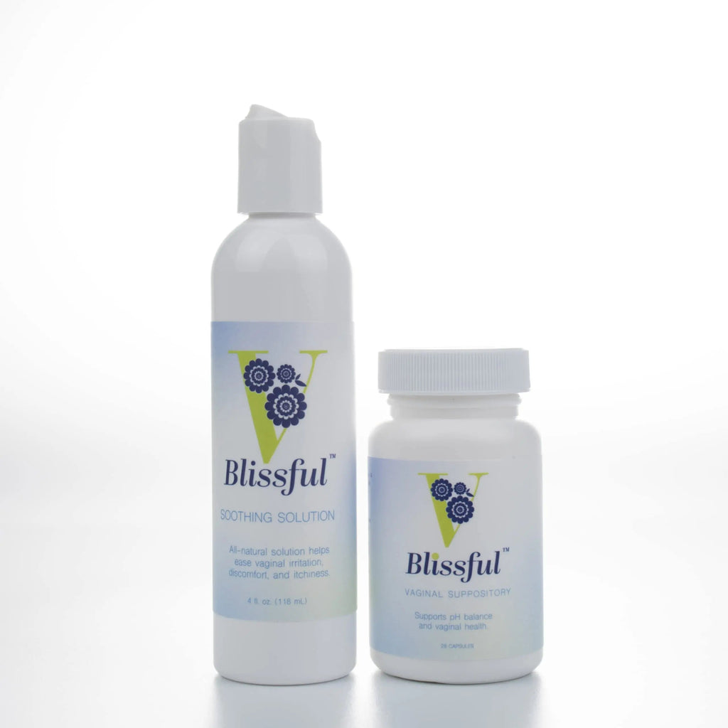 V Blissful Boric Acid Suppository & Soothing Vaginal Solution for Yeast Infection & Bacterial Vaginosis V Blissful Au supplements