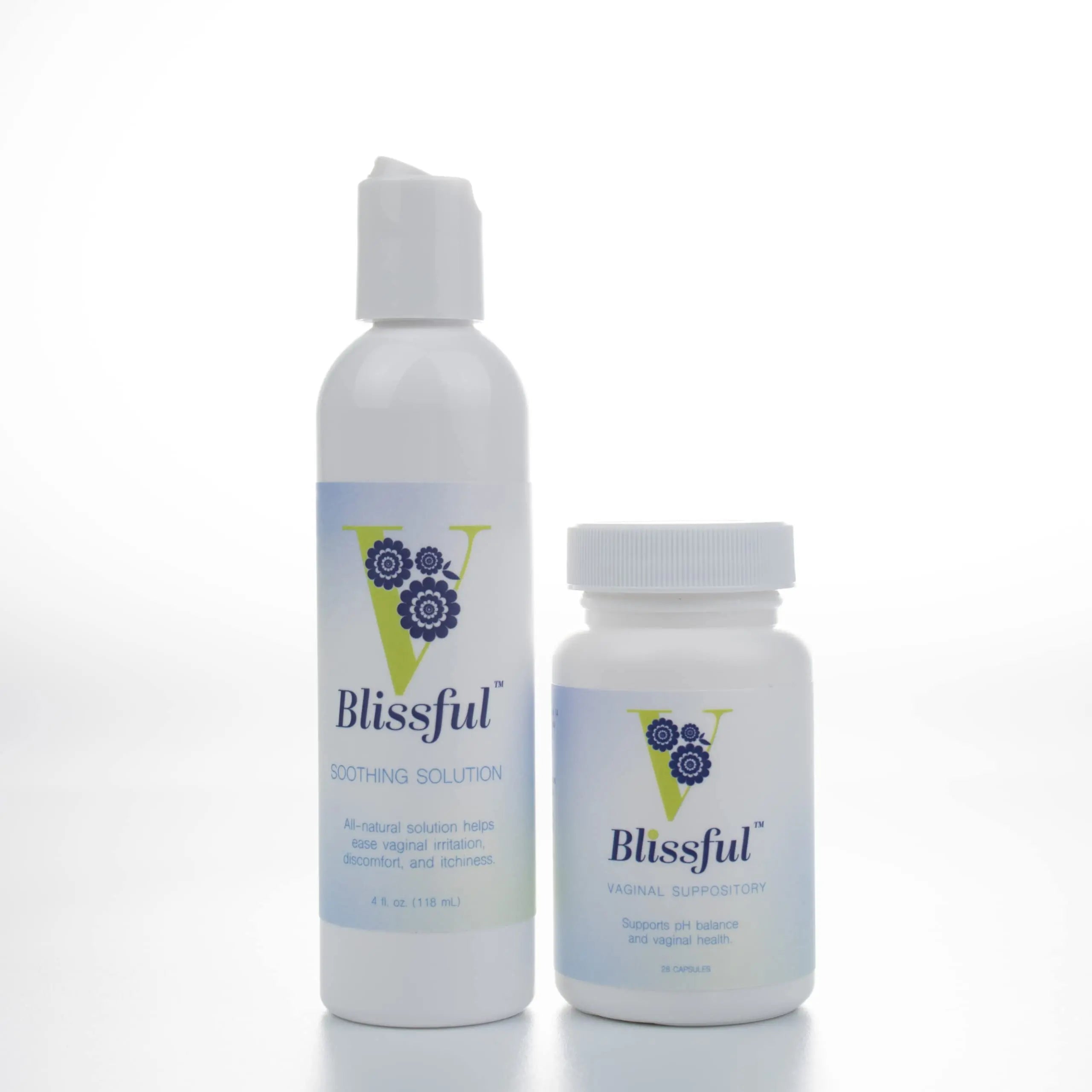V Blissful Boric Acid Suppository & Soothing Vaginal Solution for Yeast Infection & Bacterial Vaginosis V Blissful Au supplements