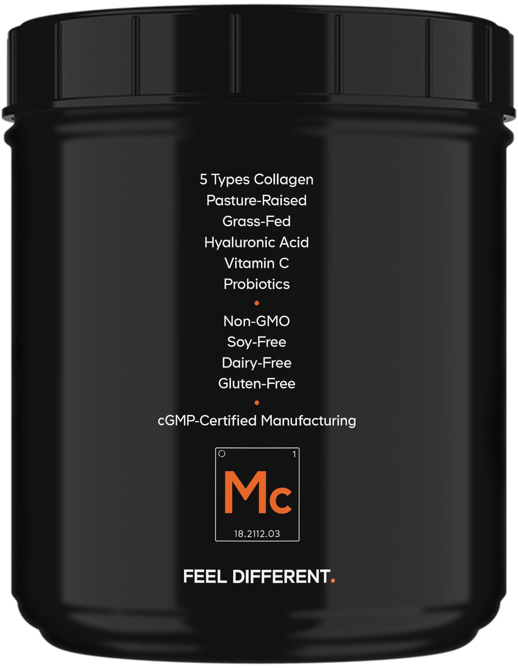 Codeage Multi Collagen Peptides + Probiotics Black Edition, Vitamin C, Hyaluronic Acid Powder Supplement, Grass-Fed, Pasture-Raised, Hydrolyzed, Zero Carbs, Type I, II, III, V & X, Unflavored, 21oz Codeage Au supplements