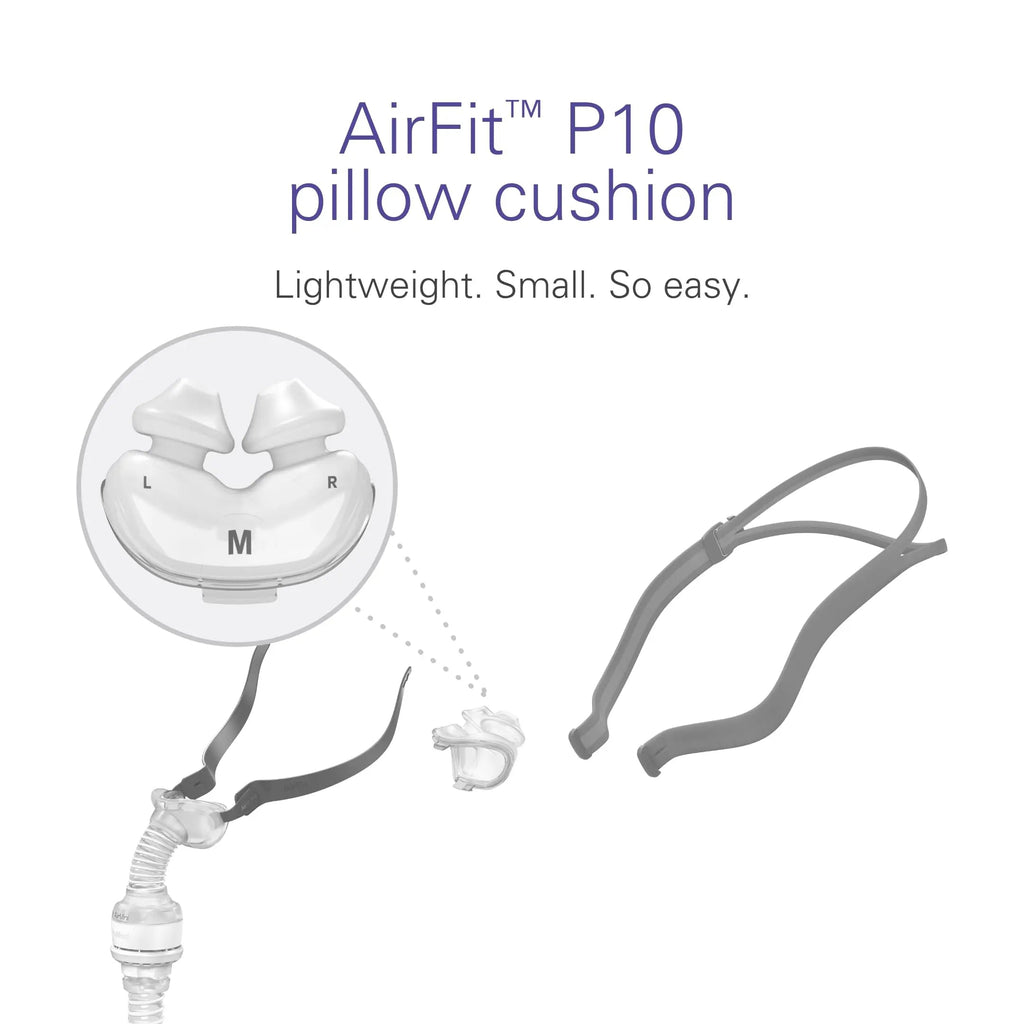ResMed AirFit P10 Nasal Pillow Replacement Cushion - Medium ResMed Au supplements