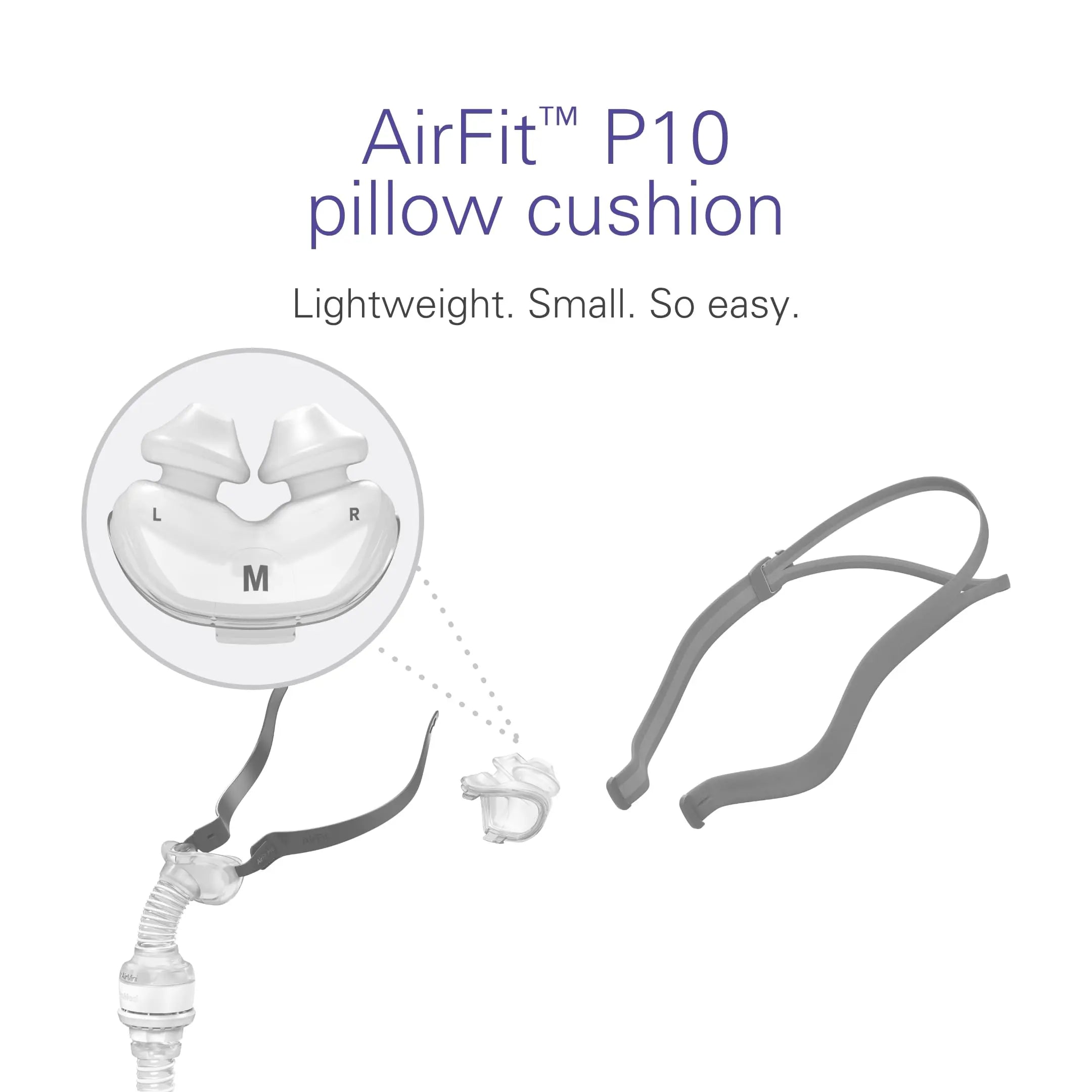 ResMed AirFit P10 Nasal Pillow Replacement Cushion - Medium ResMed Au supplements