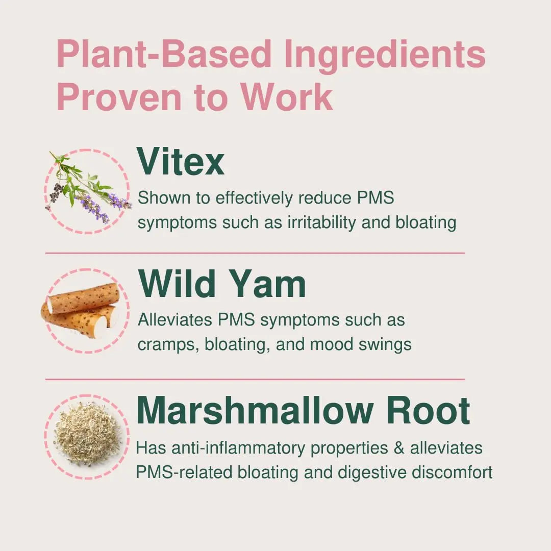 Glow Botanica | Period SOS - Real Wild Yam Cream for PMS Symptom Relief - Topical Supplement Glow Botanica Au supplements