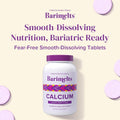 BariMelts Calcium Citrate with Vitamin D3 & Magnesium, 120 Smooth-Dissolving Tablets (1-Month Supply), Bariatric Calcium Supplements