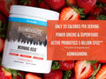 ROUNDHOUSE PROVISION Morning Kick, Zero Sugar Greens Superfood Powder Supplement with Ashwagandha, Collagen, Probiotics, Debloat Drink