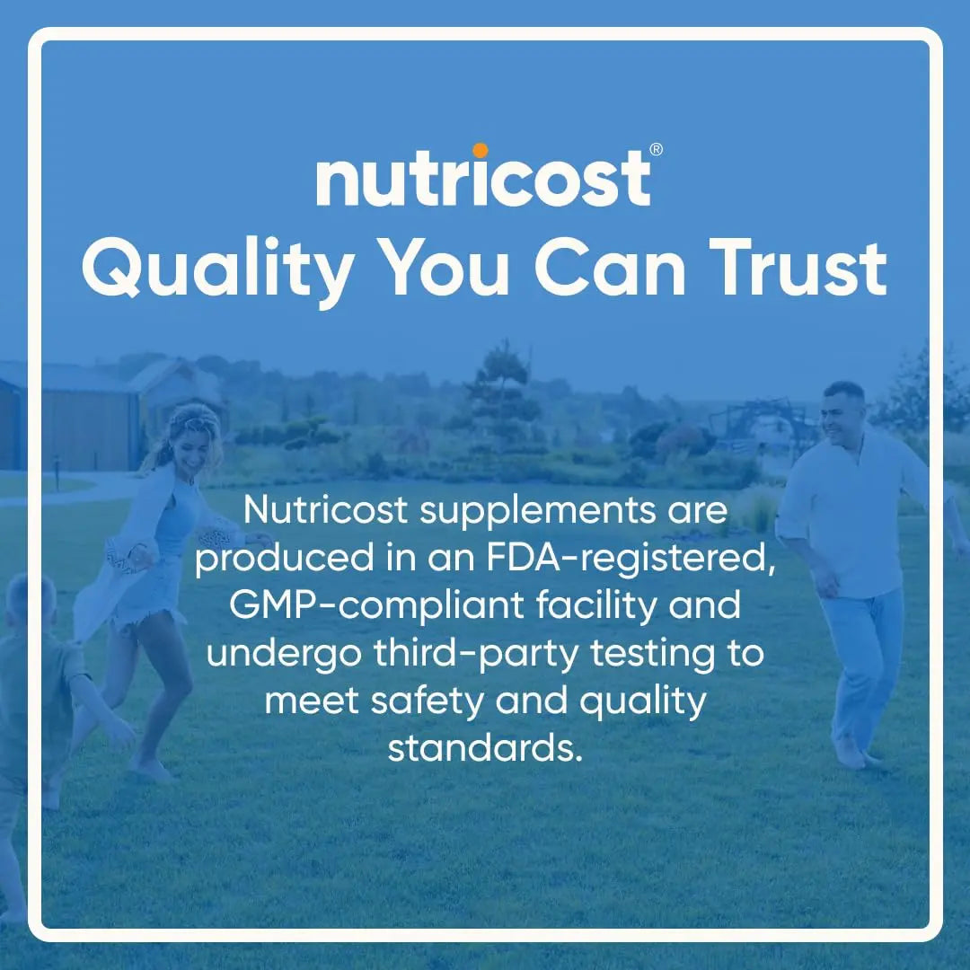 Nutricost N-Acetyl L-Cysteine (NAC) 600mg, 180 Capsules - Non-GMO, Gluten Free Nutricost Au supplements