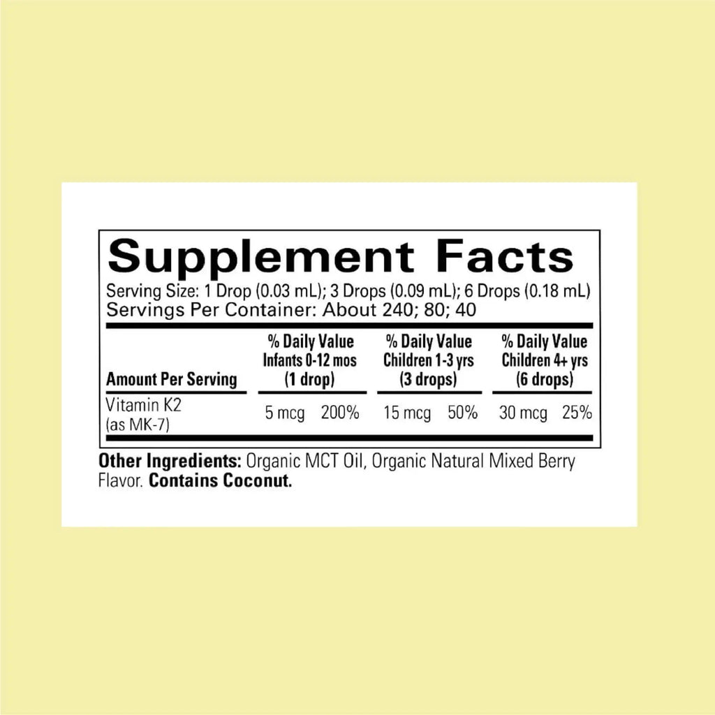 CHILDLIFE Essentials Organic Vitamin K2 Drops - Infant Toddler Baby Vitamin K, K2 Supplement, Vitamin K2 MK7, Liquid K2, Vitamin K Drops CHILDLIFE ESSENTIALS Au supplements
