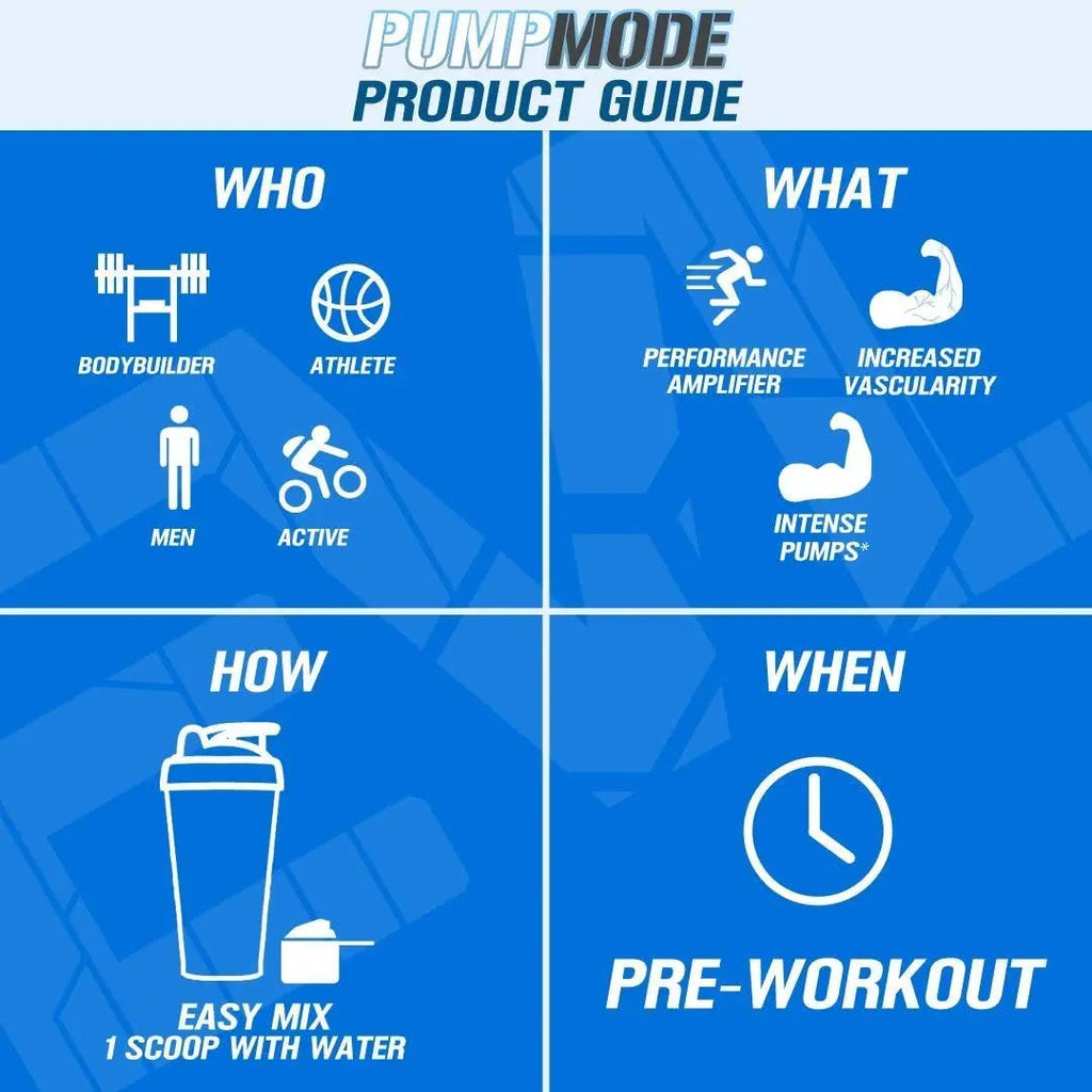 EVL PumpMode Nitric Oxide Supplement - Nitric Oxide Booster Pump Pre Workout Powder Evlution Au supplements