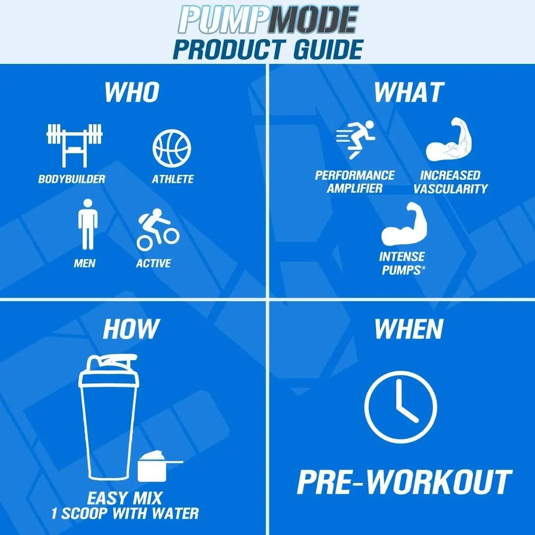 EVL PumpMode Nitric Oxide Supplement - Nitric Oxide Booster Pump Pre Workout Powder Evlution Au supplements