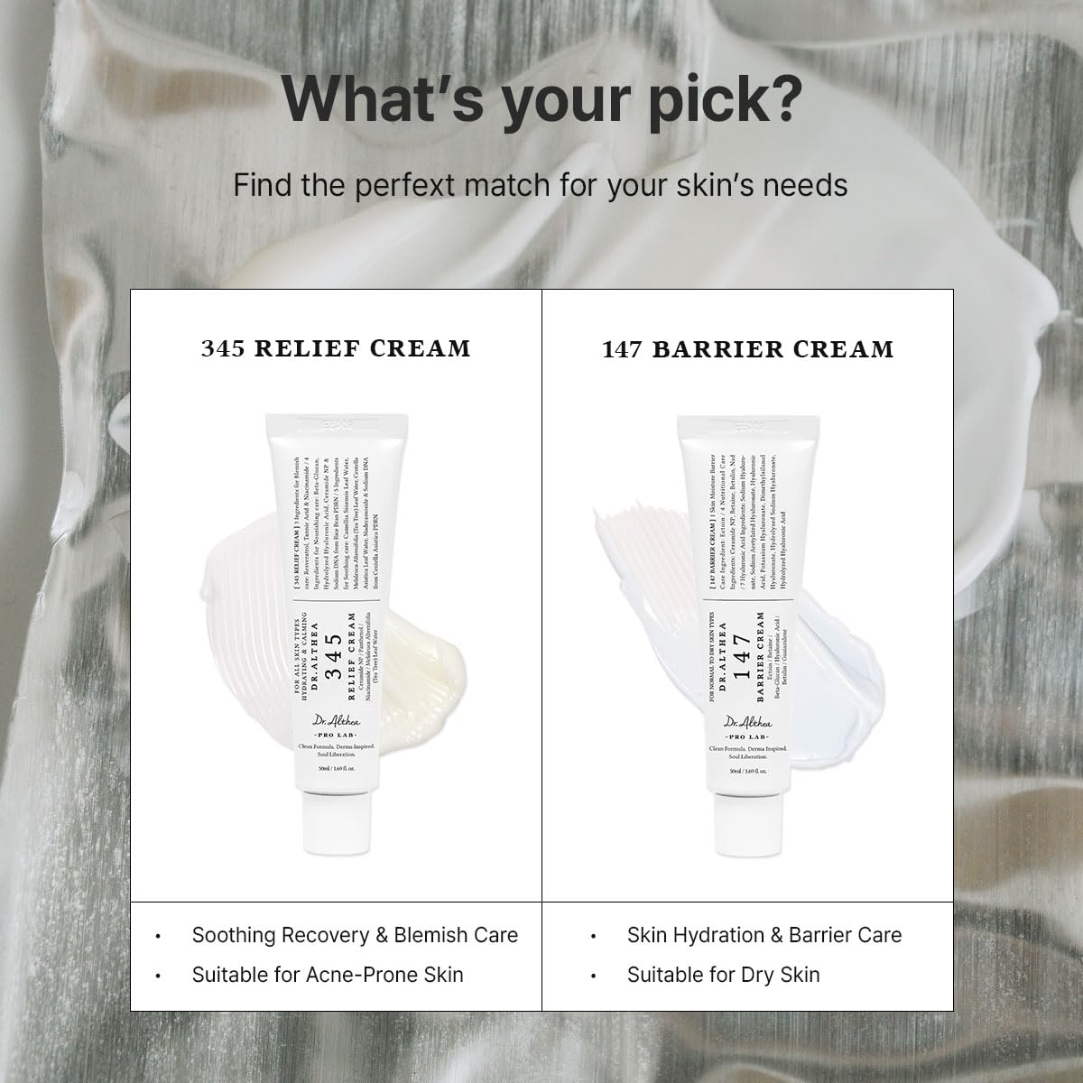 Dr.Althea 147 Barrier Cream | Daily Skin Barrier Care | Deep Hydrating with Hyaluronic Acid