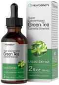 Green Tea Extract Liquid | 2 Fl Oz | Alcohol Free, Vegetarian Tincture | Super Concentrated Horbäach Au supplements