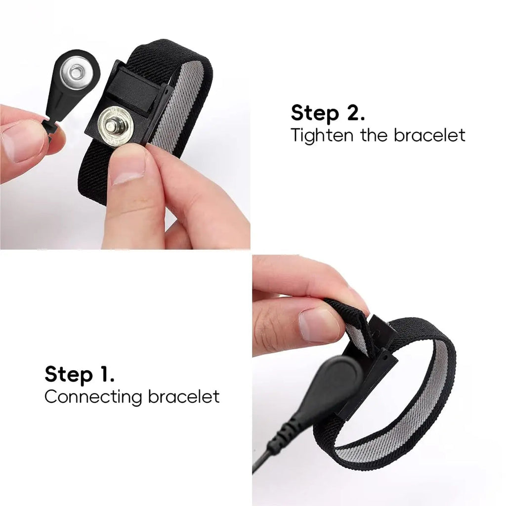 Jffszsd Grounding Wrist Strap,Grounding Cables(15ft),Anti Static Wrist Strap with 15 Feet Grounding Jffszsd Au supplements