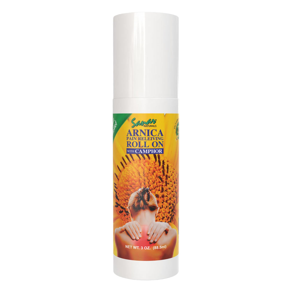 Sanar Naturals Arnica Roll On, 3 oz | Fast Acting Muscle Rub Relief & Joint Support | Soothing Topical Arnica Clear Gel for Post Workout and Daily Use | Non-Greasy, Travel Size Sanar Naturals Au supplements