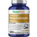 NusaPure Chelated Molybdenum 500 mcg 180 Vegetarian Caps (Vegan, Non-GMO) NusaPure Au supplements