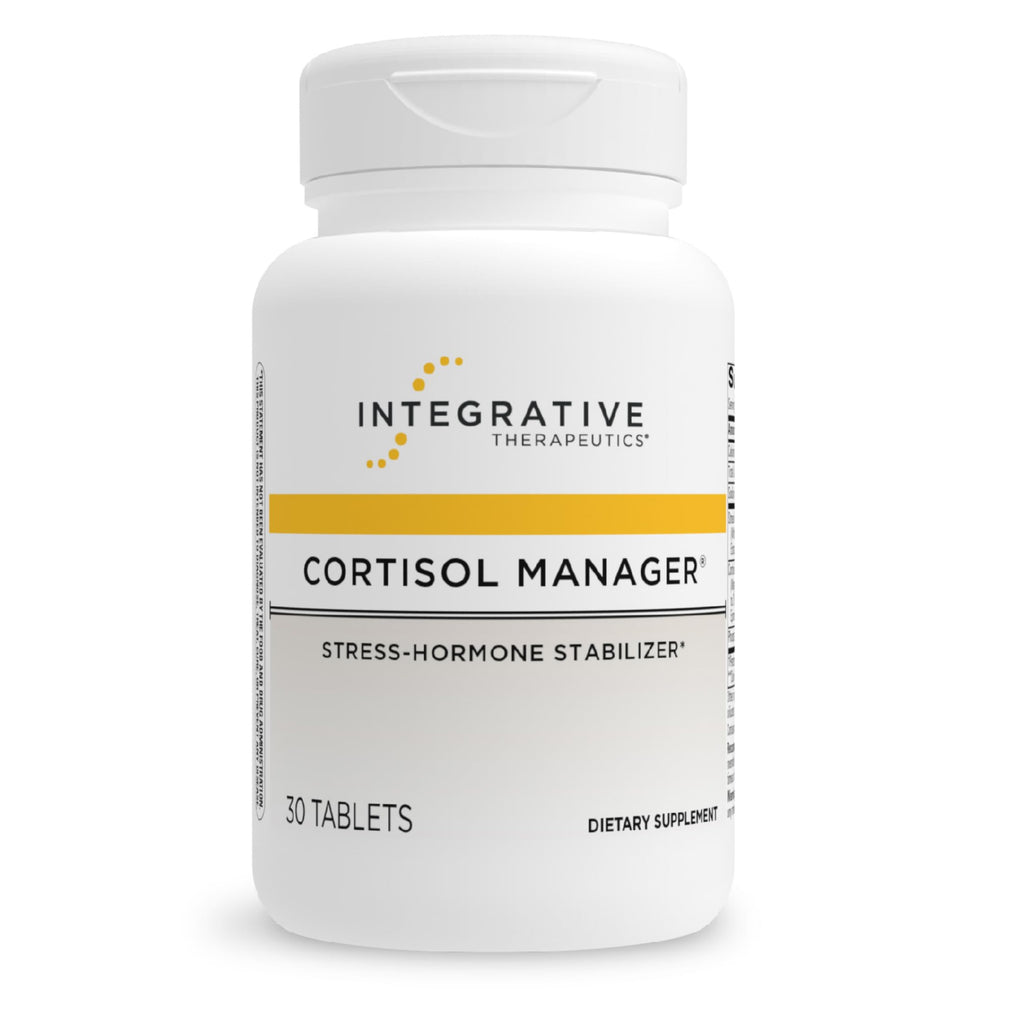 Integrative Therapeutics Cortisol Manager - Balance Cortisol & Support Relaxation for Restful Sleep* - Includes Ashwagandha & L-Theanine for Confidence with Less Stress
