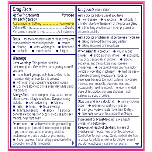 Midol Complete Gelcaps 24ct: Midol Complete Menstrual Pain Relief Gelcaps with Acetaminophen for Menstrual Symptom, PMS Relief, and Period Cramp Relief - 24 Count Midol Au supplements