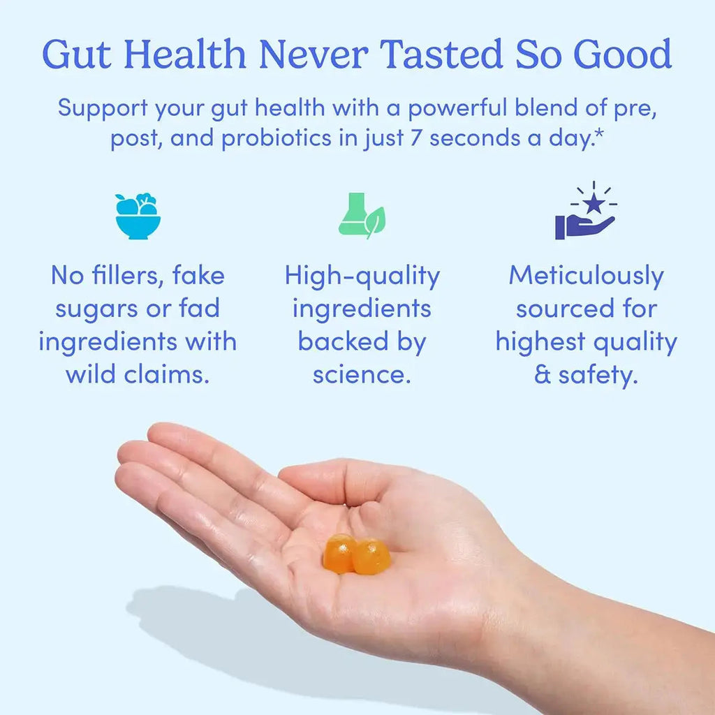FIRST DAY Women’s Good Gut Tribiotic Gummies – 3-in-1 Prebiotic, Probiotic & Postbiotic Supplement – Supports Immune Function and Digestive FIRST DAY Au supplements