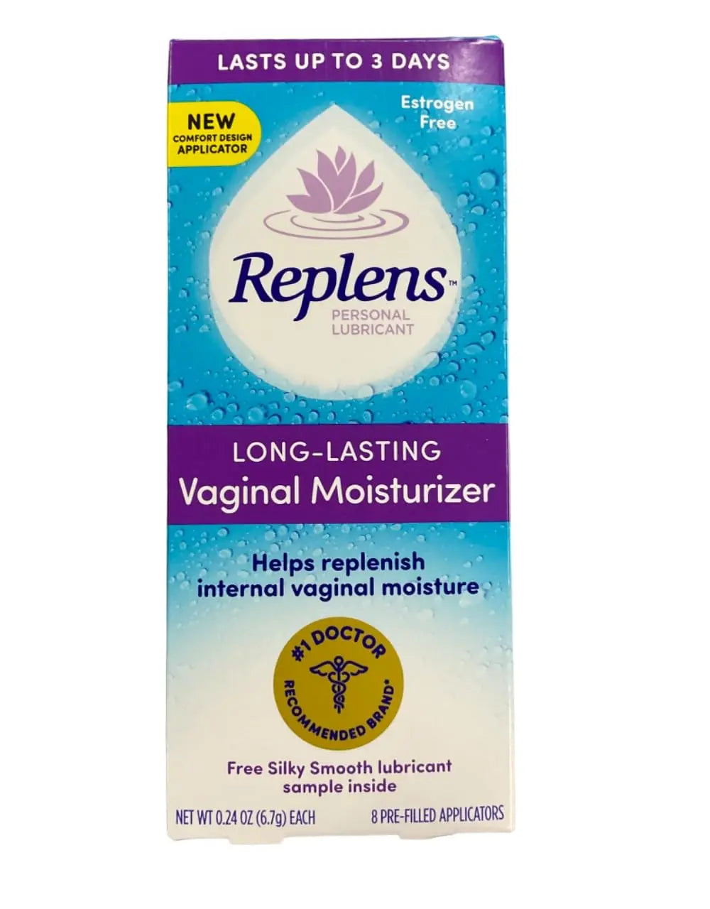 Replens Long-Lasting Vaginal Moisturizer -8 Count (Pack of 3) Replens Au supplements