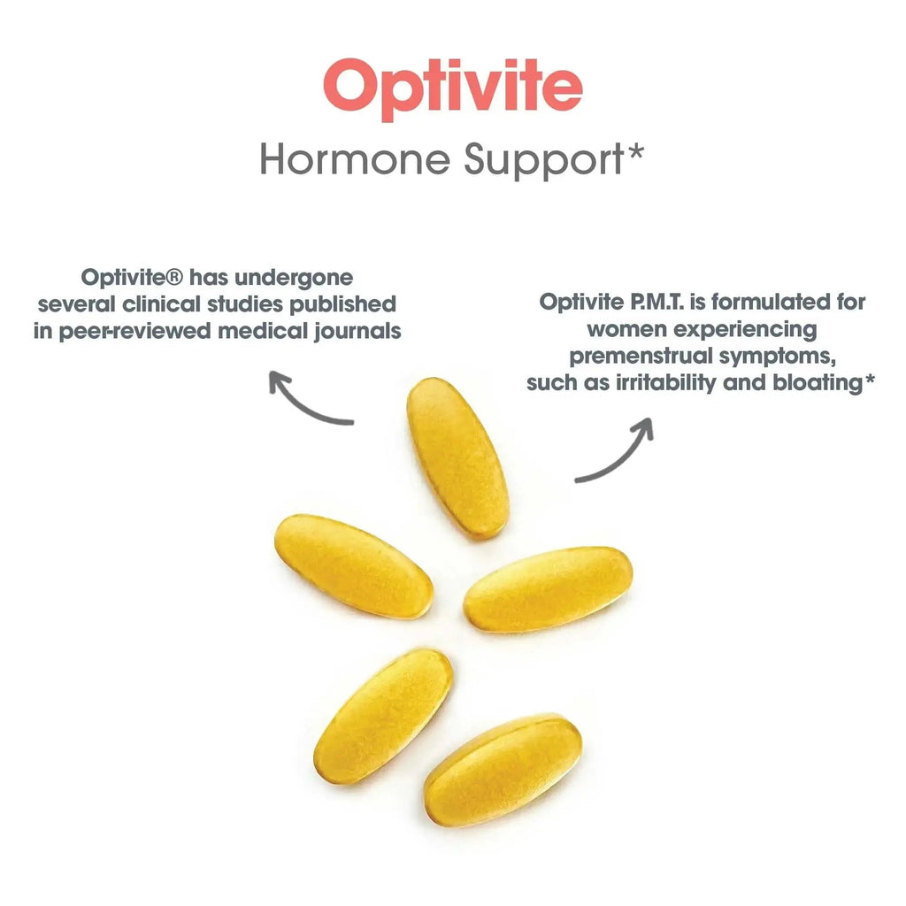Optimox Optivite - PMS Support Supplement for Women, Period Multivitamin for Hormone Balance with Vitamin B6 & Iron, Hormone Support Vitamin - 180 Tablets Optimox Au supplements