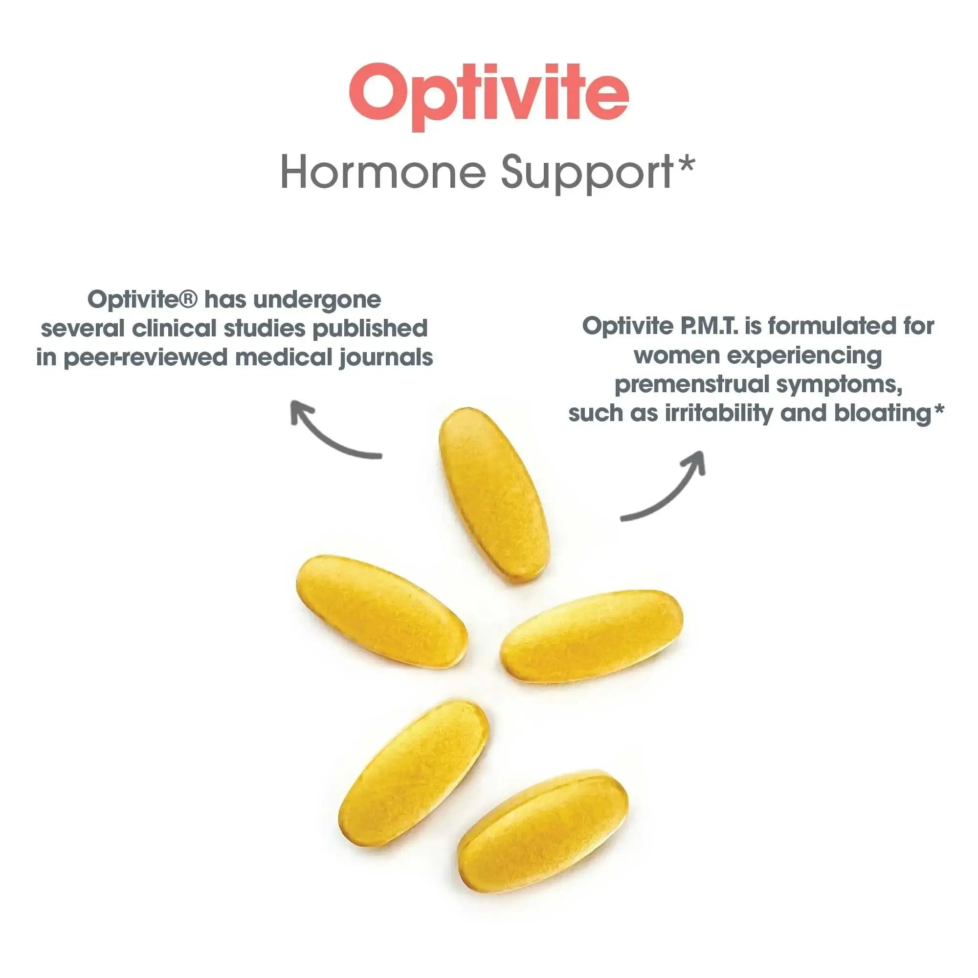 Optimox Optivite - PMS Support Supplement for Women, Period Multivitamin for Hormone Balance with Vitamin B6 & Iron, Hormone Support Vitamin - 180 Tablets Optimox Au supplements