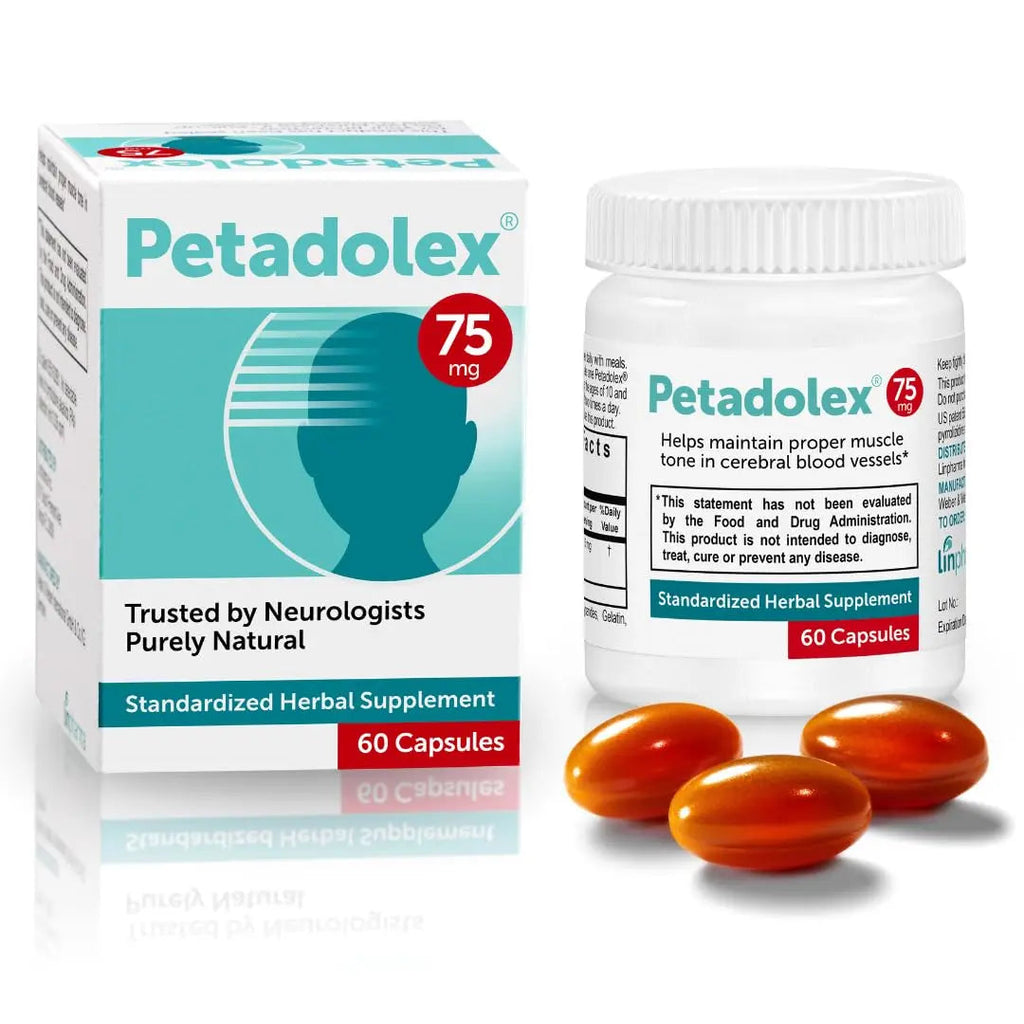 Petadolex - Migraine Relief - Patented Butterbur Root Extract, 75mg PA-Free Butterbur Extract Petadolex Au supplements
