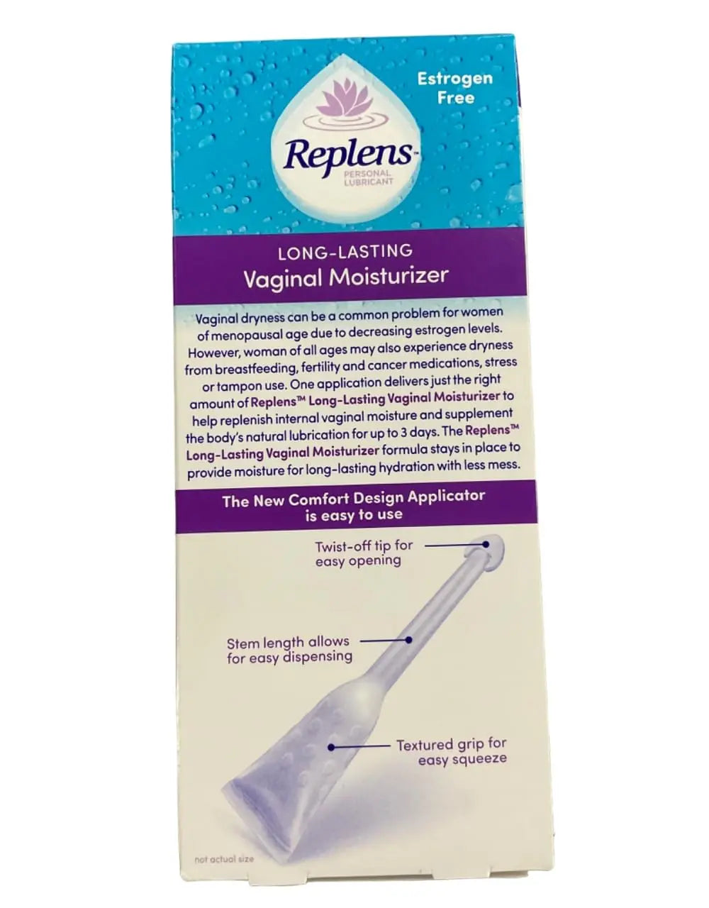 Replens Long-Lasting Vaginal Moisturizer -8 Count (Pack of 3) Replens Au supplements