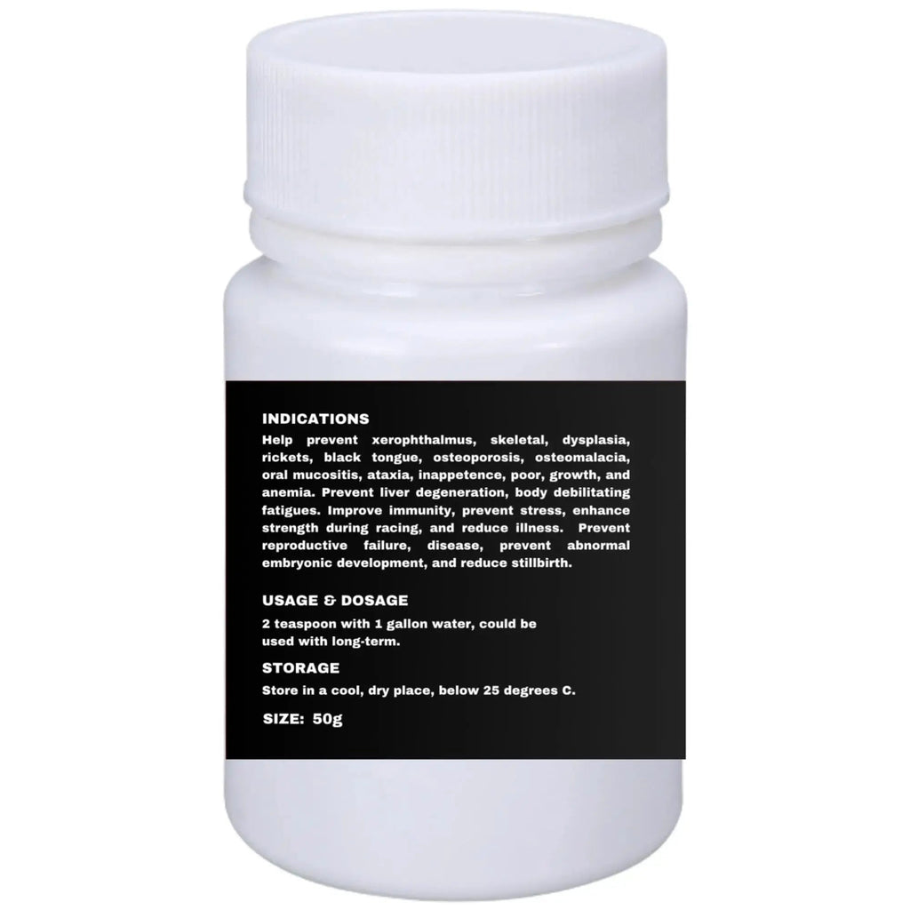 Multivitamin Powder for Pigeons – Ultimate Vitamin Formula for Racing & Breeding – Supports Growth, Bone Strength, Reproductive Health & Feather Health Crown Pet Supplies Au supplements