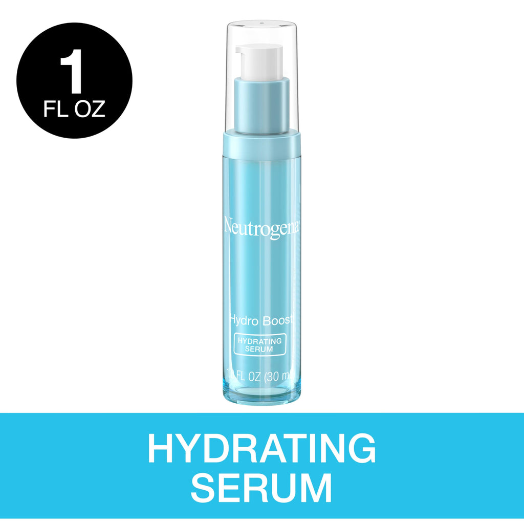 Neutrogena Hydro Boost Hydrating Hyaluronic Acid Face & Neck Serum, Fast-Absorbing