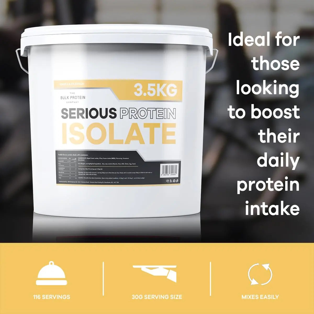 The Bulk Protein Company, Serious Protein Isolate – 3.5kg – Whey Protein Iso The Bulk Protein Company Au supplements