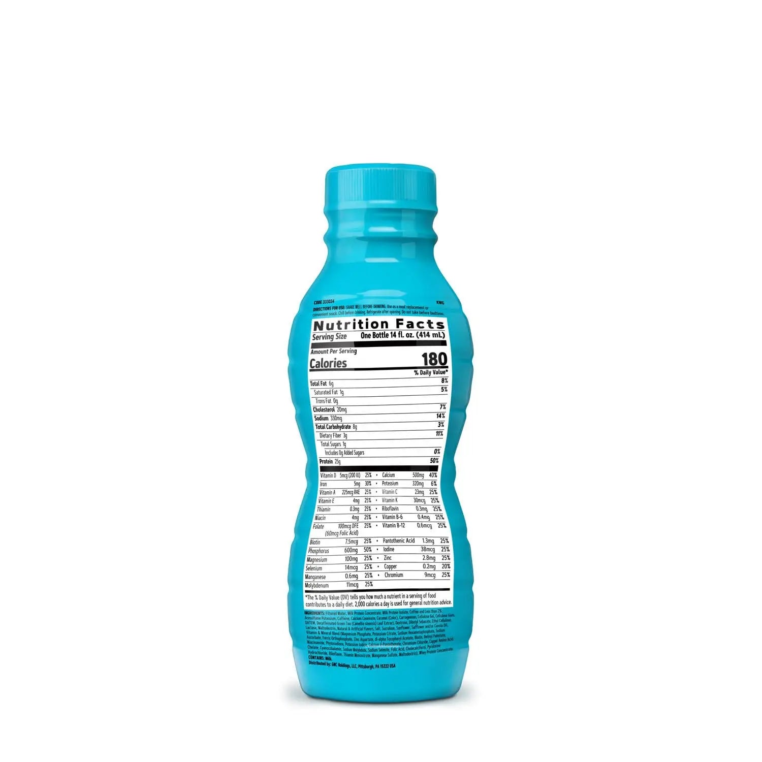 GNC Total Lean Lean Shake Burn - Vanilla Latte - 12 Bottles GNC Au supplements