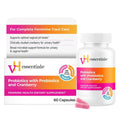 vH essentials Probiotics with Prebiotics and Cranberry Feminine Health Supplement - 60 Capsules vH essentials Au supplements
