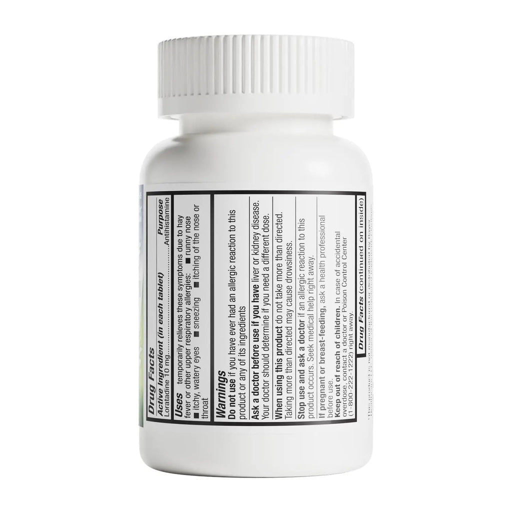 HealthA2Z® Allergy Relief | Loratadine 10mg Antihistamine | 500 Tablets | Dye Free | Relief from Itchy Throat, Sneezing, Runny Noses | 24-Hours Allergy Medicine HealthA2Z Au supplements