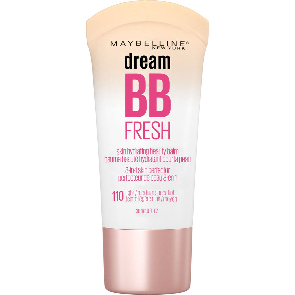 Maybelline Dream Fresh Skin Hydrating BB cream, 8-in-1 Skin Perfecting Beauty Balm with Broad Spectrum SPF 30