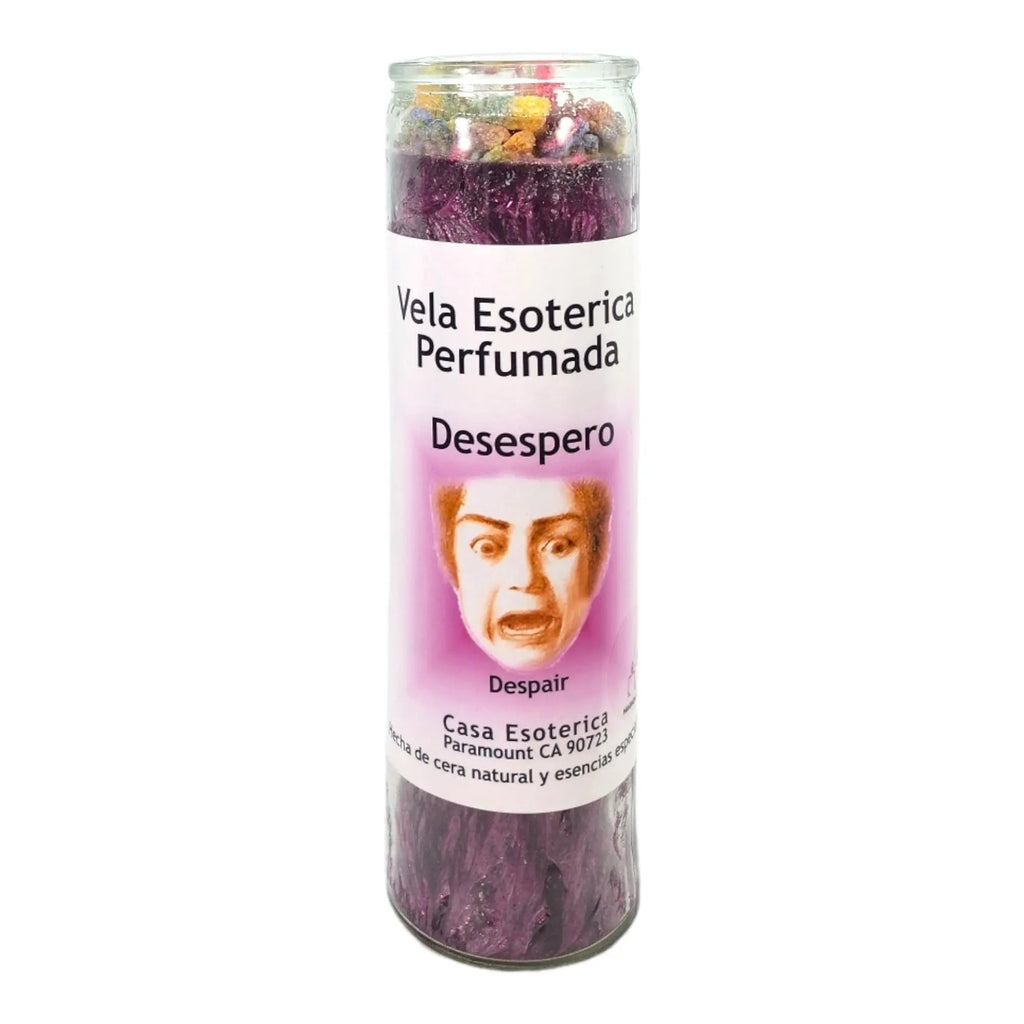 Despair-Palm Wax Spiritual Intention Spell Candle-[Purple] | Vela CASA ESOTERICA PERFUMADA MAGICK SPACE Au supplements