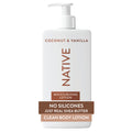 Native Body Lotion Contains Naturally Derived Plant-Based Moisturizers for Women and Men | Restores Dry Skin