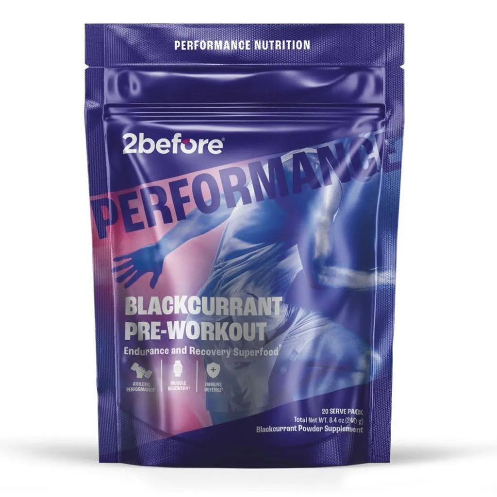 2before Blackcurrant I All Natural Vegan Pre Workout, Caffeine Free I Clean Energy 2before Au supplements