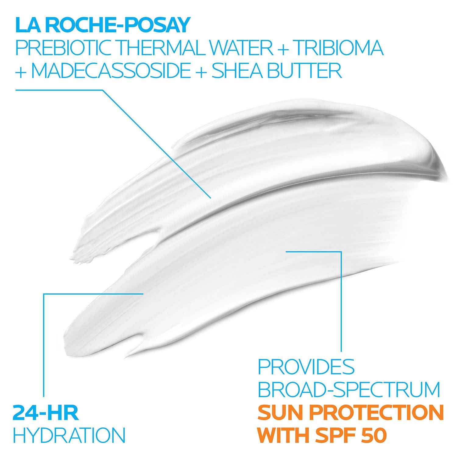 La Roche-Posay Cicaplast Balm B5 UV SPF 50, Vitamin B5 + Shea Butter + Tribioma + Madecassoside + Zinc Oxide Sunscreen