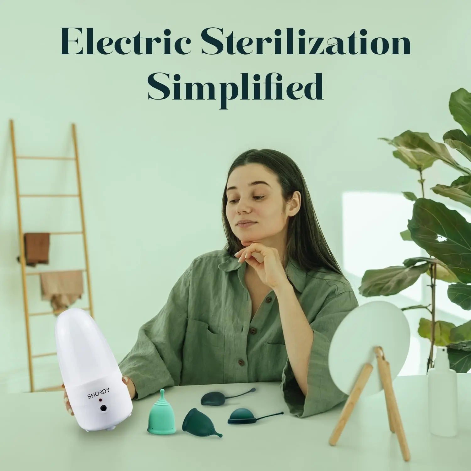 SHORDY Menstrual Cup and Steamer Sterilizer for Beginners Kit Set of 2 Period Cups (Small & Large) SHORDY Au supplements