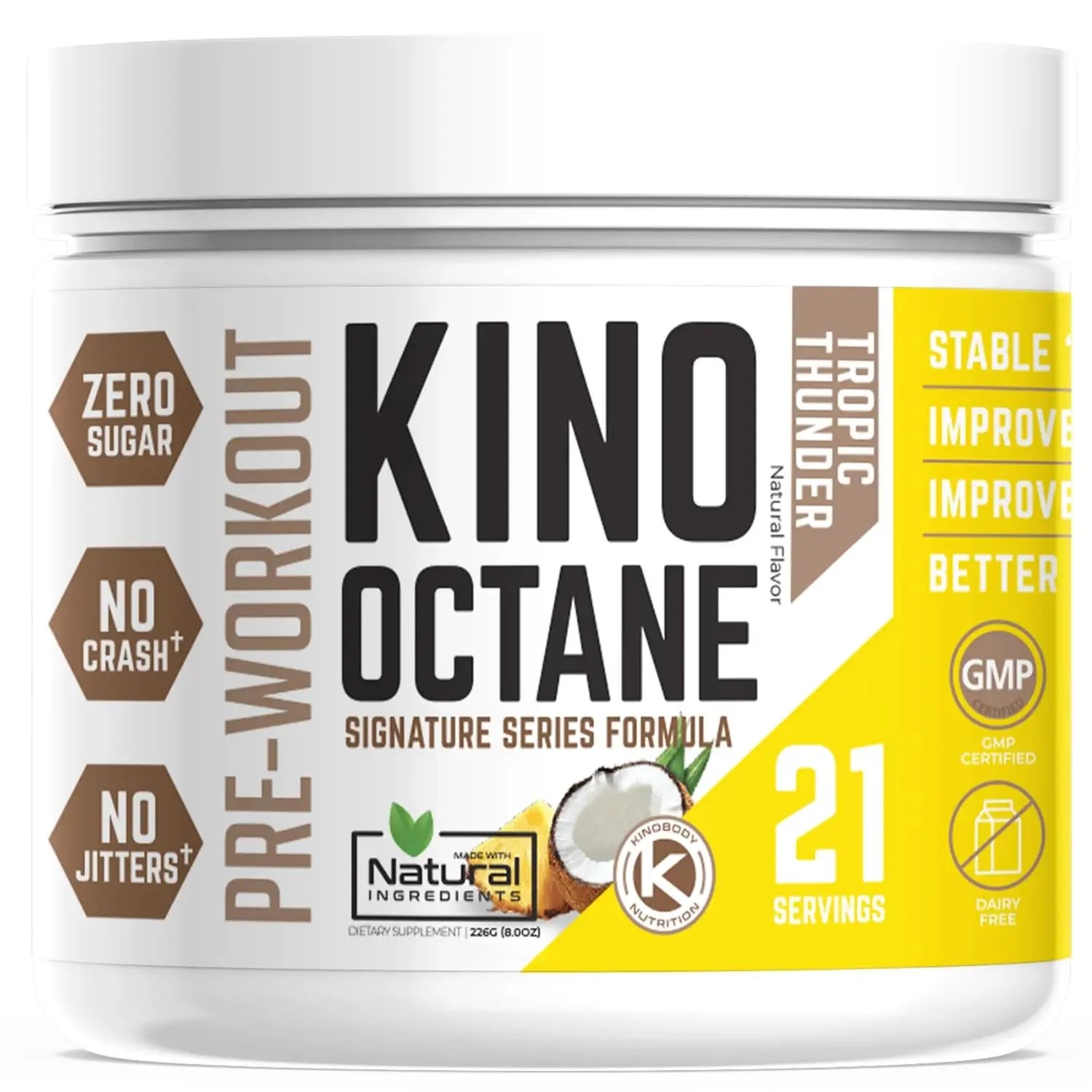 KINOBODY Kino Octane Pre-Workout Supplement Powder for Men and Women, Elevated KINOBODY Au supplements