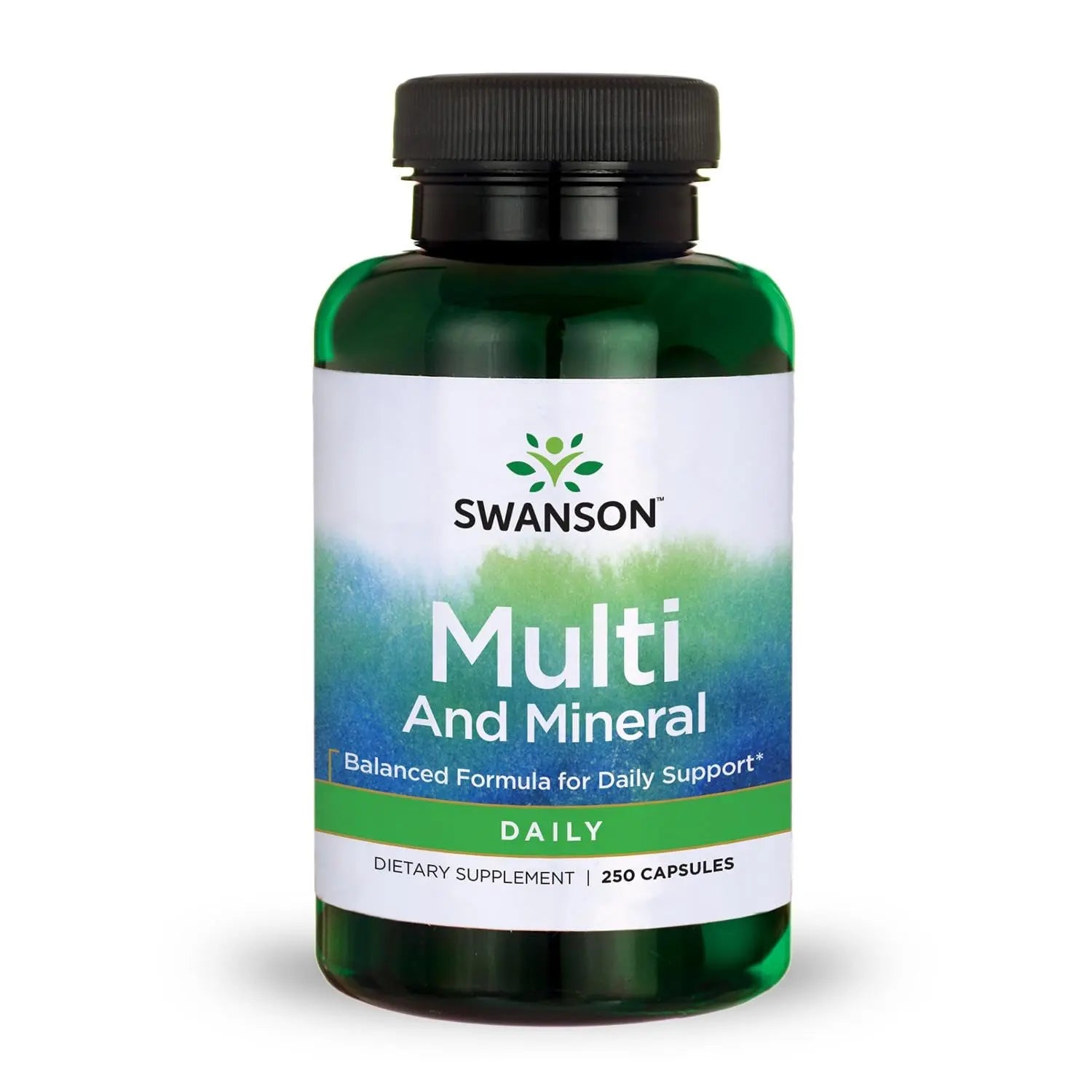 Swanson Multi and Mineral Daily Men's Women's Multivitamin Multimineral Health Supplement 250 Capsules (Caps) Swanson Au supplements