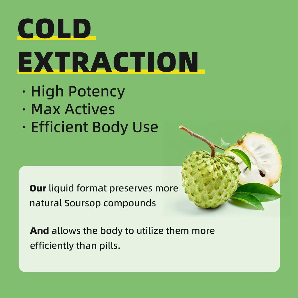 iMATCHME Soursop Graviola Liquid Drop for Cell Support & Regeneration, Immune System and Gut Health Support, Soursop Bitters Liquid