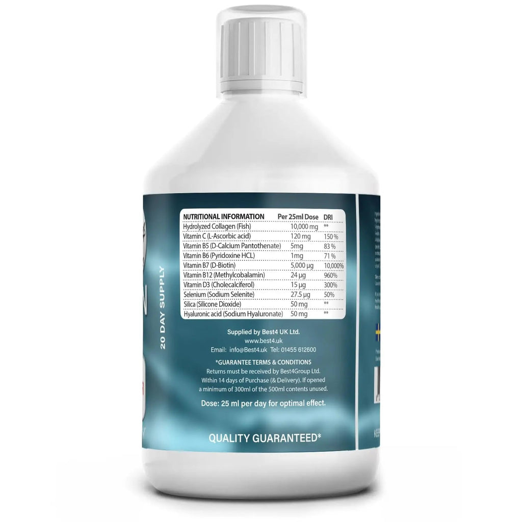 4 Pack Marine Collagen 2.2 Liquid 10000mg Sugar Free Ready to Drink Berry Flavour Best4Group Au supplements