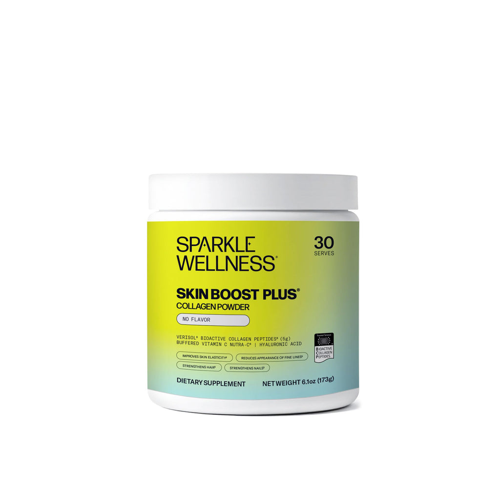 Sparkle Wellness VERISOL Bioactive Hydrolyzed Collagen Peptides | Collagen Powder Supplement with Vitamin C & Hyaluronic Acid for Hair, Skin, and Nail Health | Skin Boost Plus (No Flavor) [30-Serves] Sparkle Wellness Au supplements